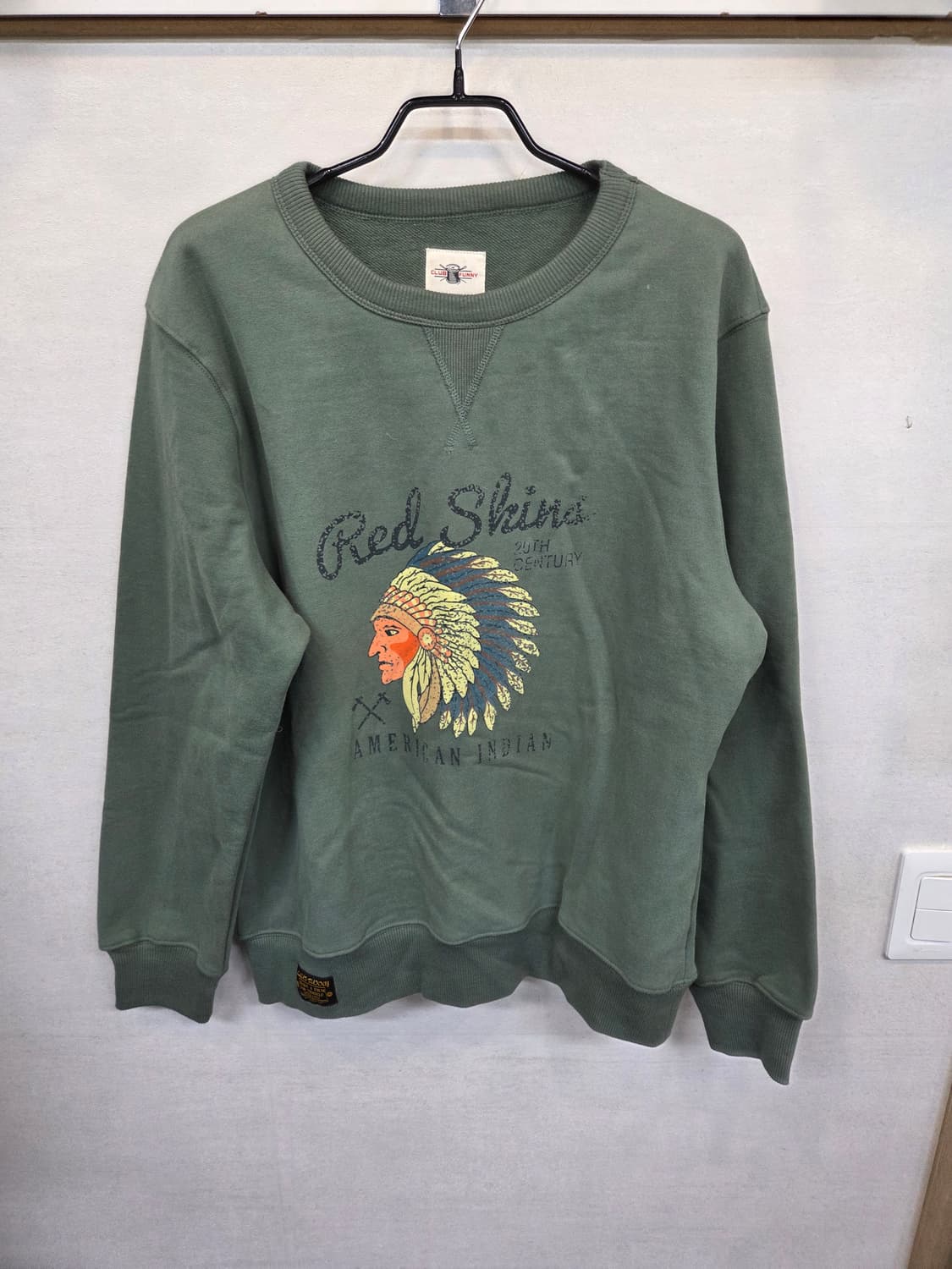 빈티지 인디언 프린팅 기모맨투맨 L 상품이미지1