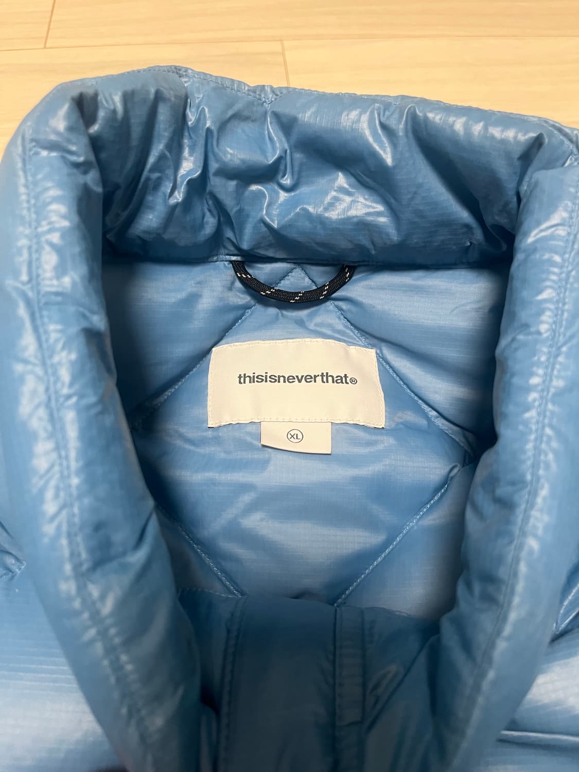 디스이즈네버댓 울트라라이트 다운 자켓 블루 xl 상품이미지3