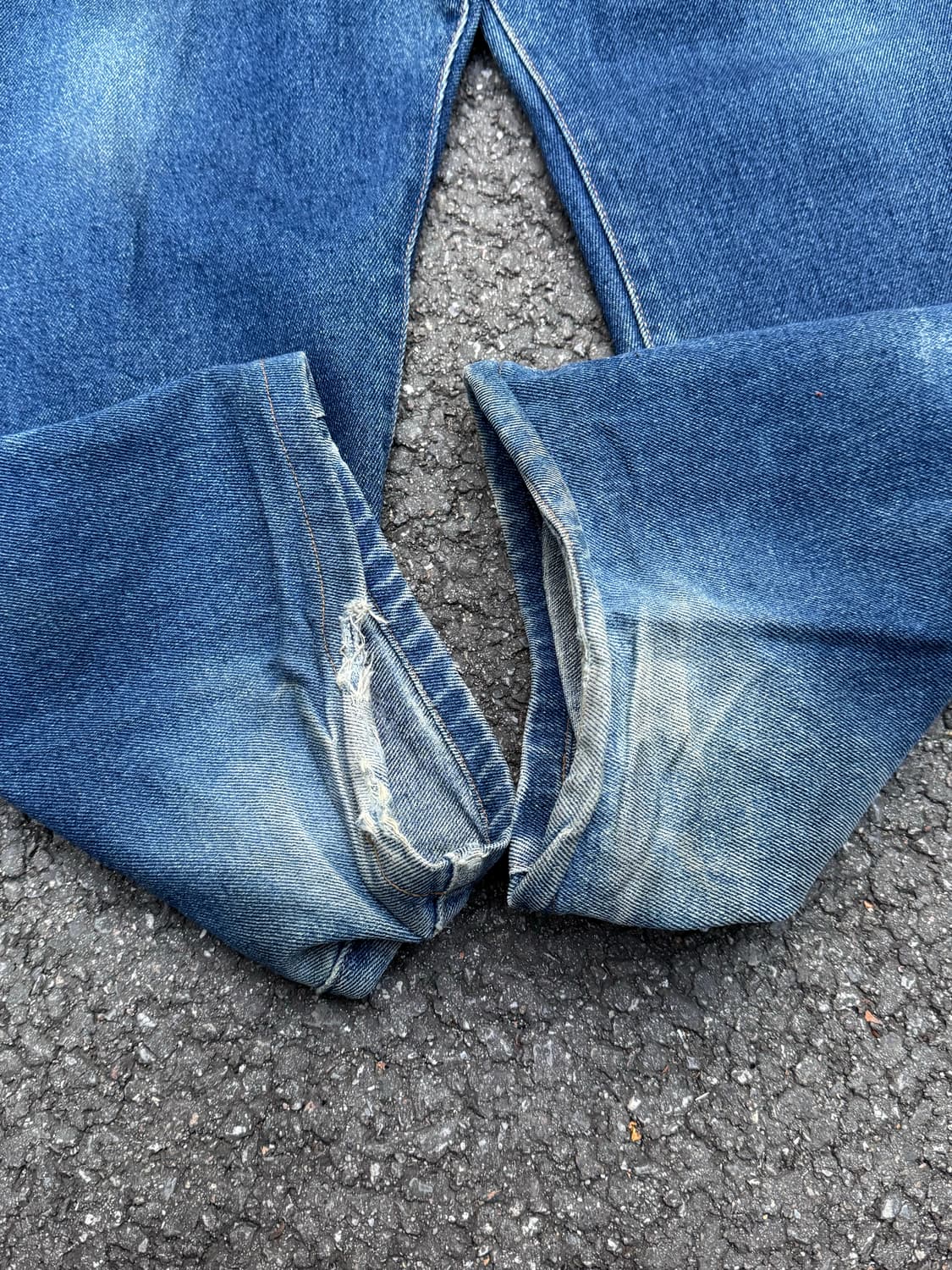 Stussy 스투시 워시드 데미지 데님팬츠 상품이미지8