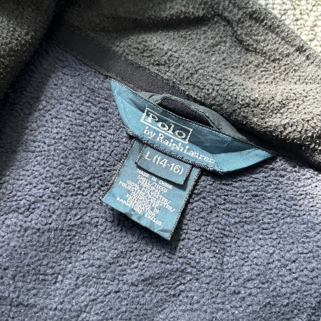 폴로 랄프로렌 네이비 플리스 자켓 상품이미지8