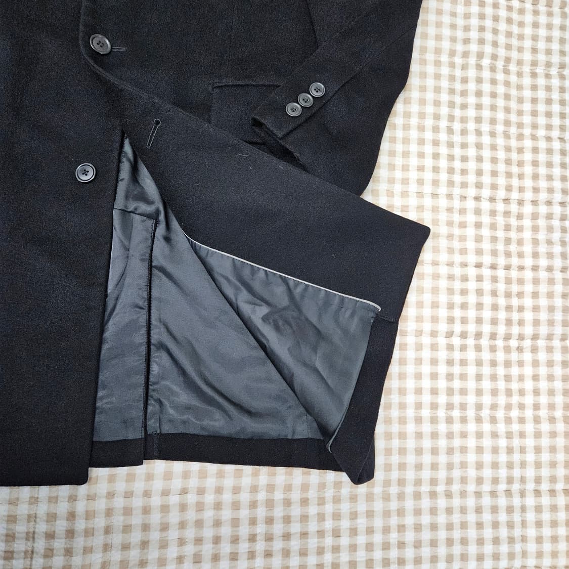 멋진 울100 롱 코트 자켓 남자100 상품이미지5