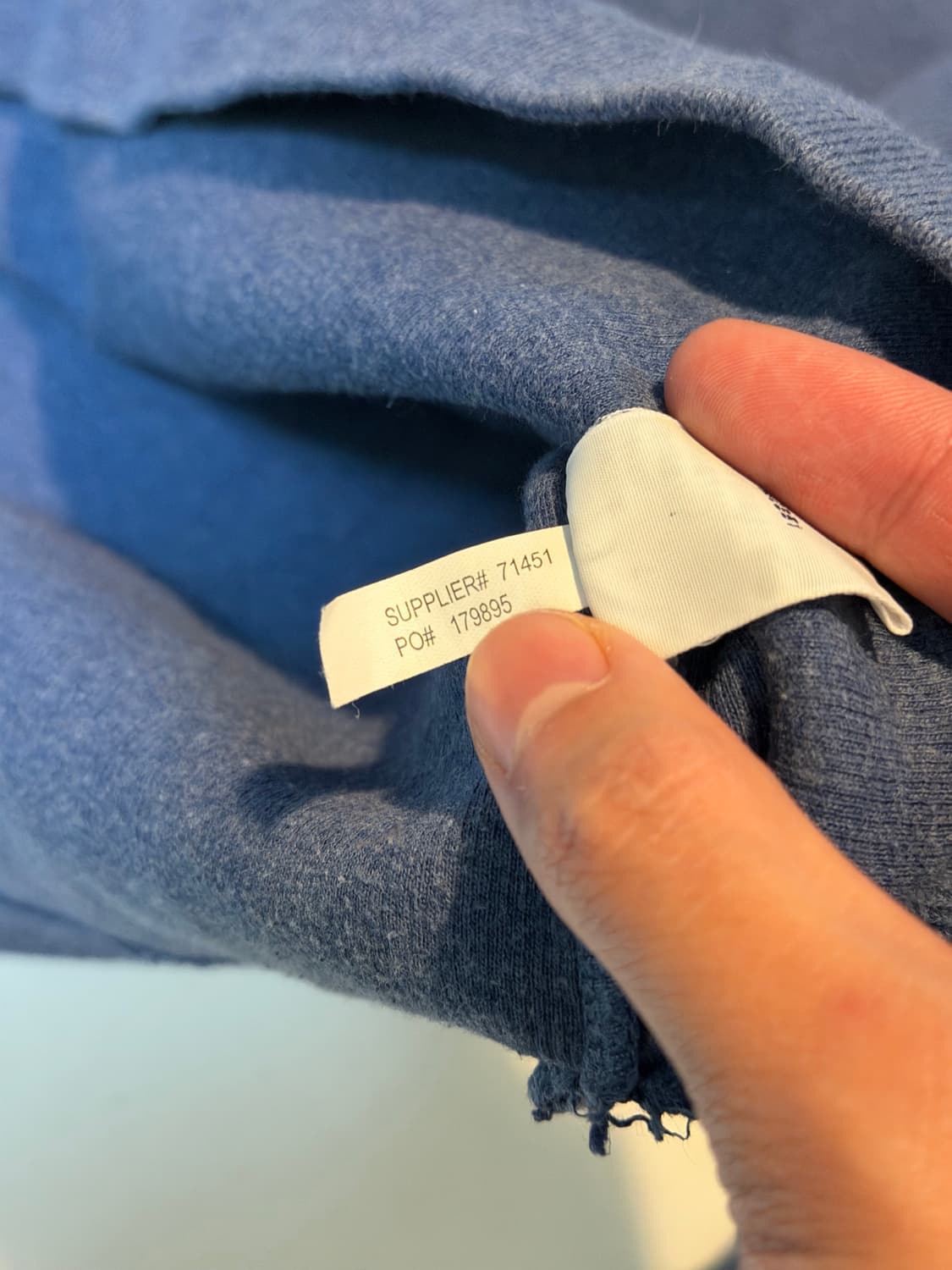 폴로 랄프로렌 반집업 코튼 니트 스카이블루 상품이미지3