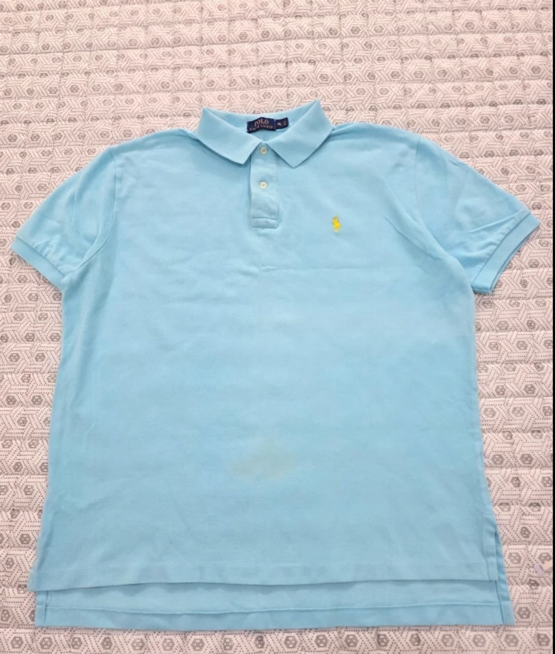 폴로 랄프로렌 하늘색 폴로셔츠 XL 상품이미지3