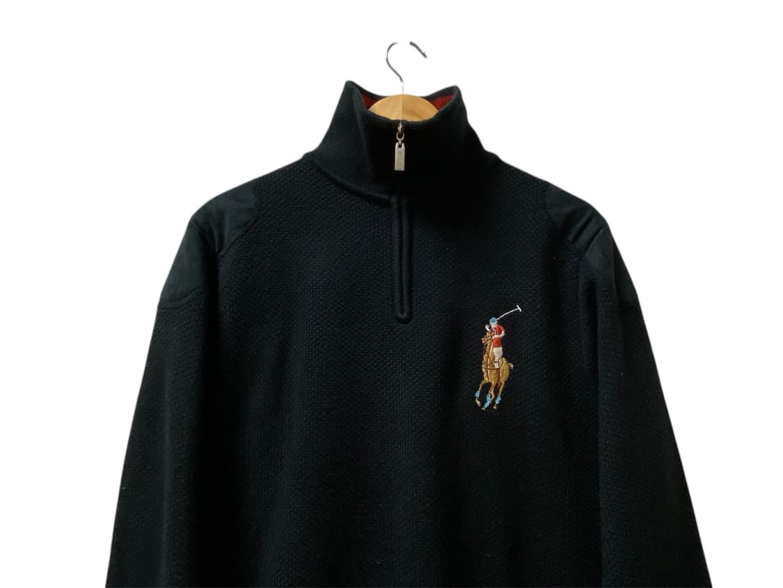 폴로랄프로렌 빅포니 와플니트 반집업 L 상품이미지2