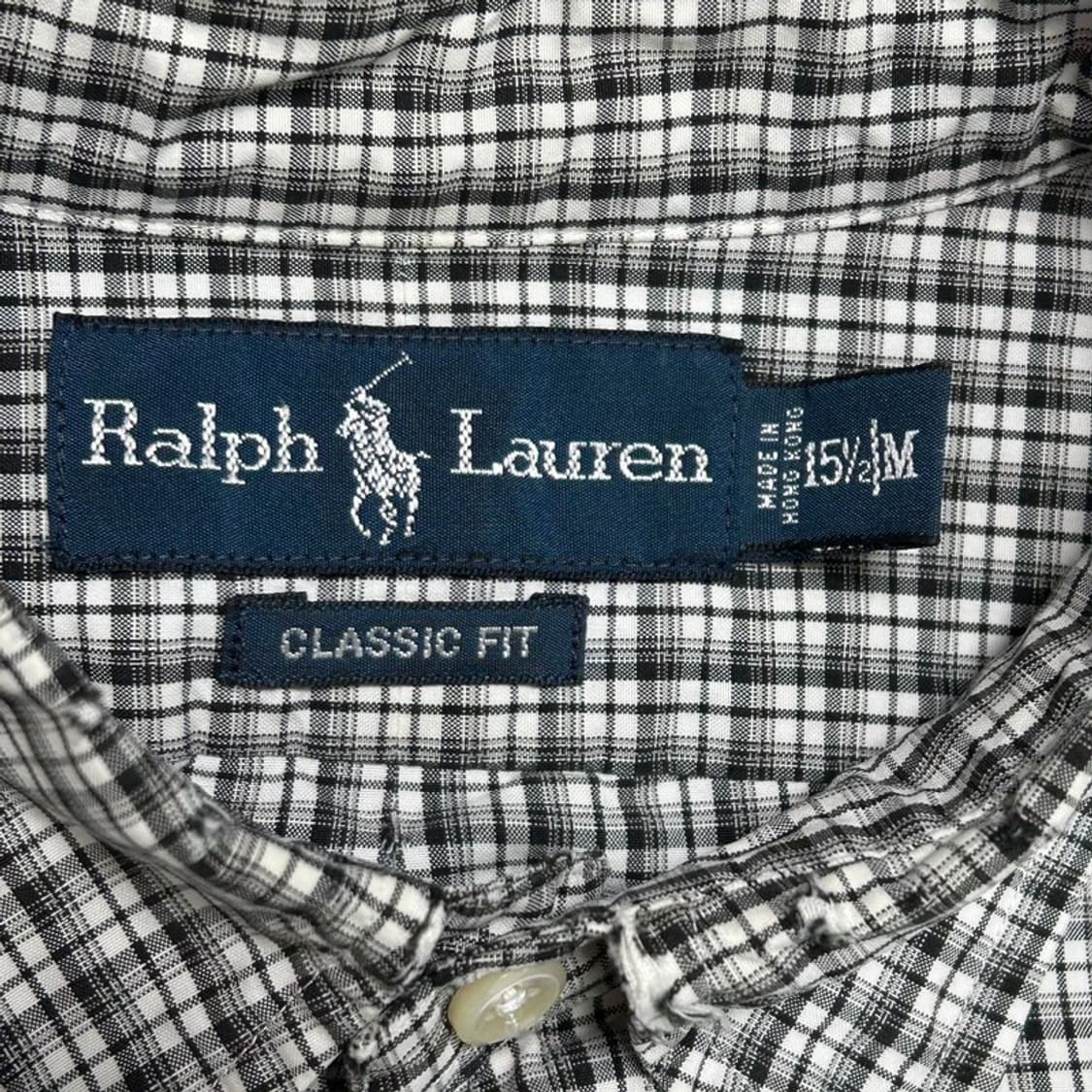 폴로랄프로렌 클래식 핏 체크 셔츠 올리브 M 상품이미지7