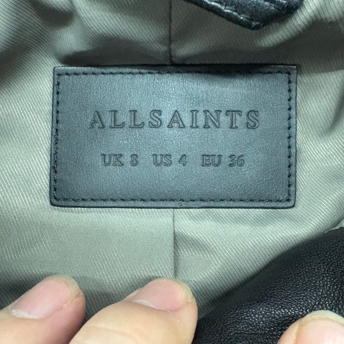 (44)올세인츠램스킨투웨이레더자켓 상품이미지4