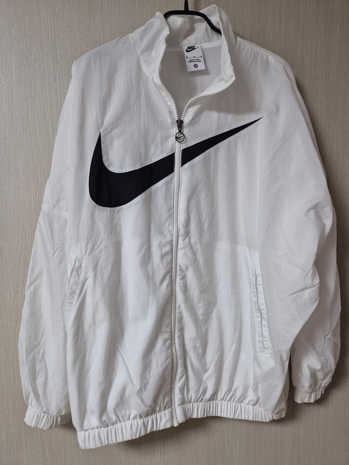 (23년) 나이키 NSW 에센셜 우븐 자켓 화이트 M 여성 상품이미지2
