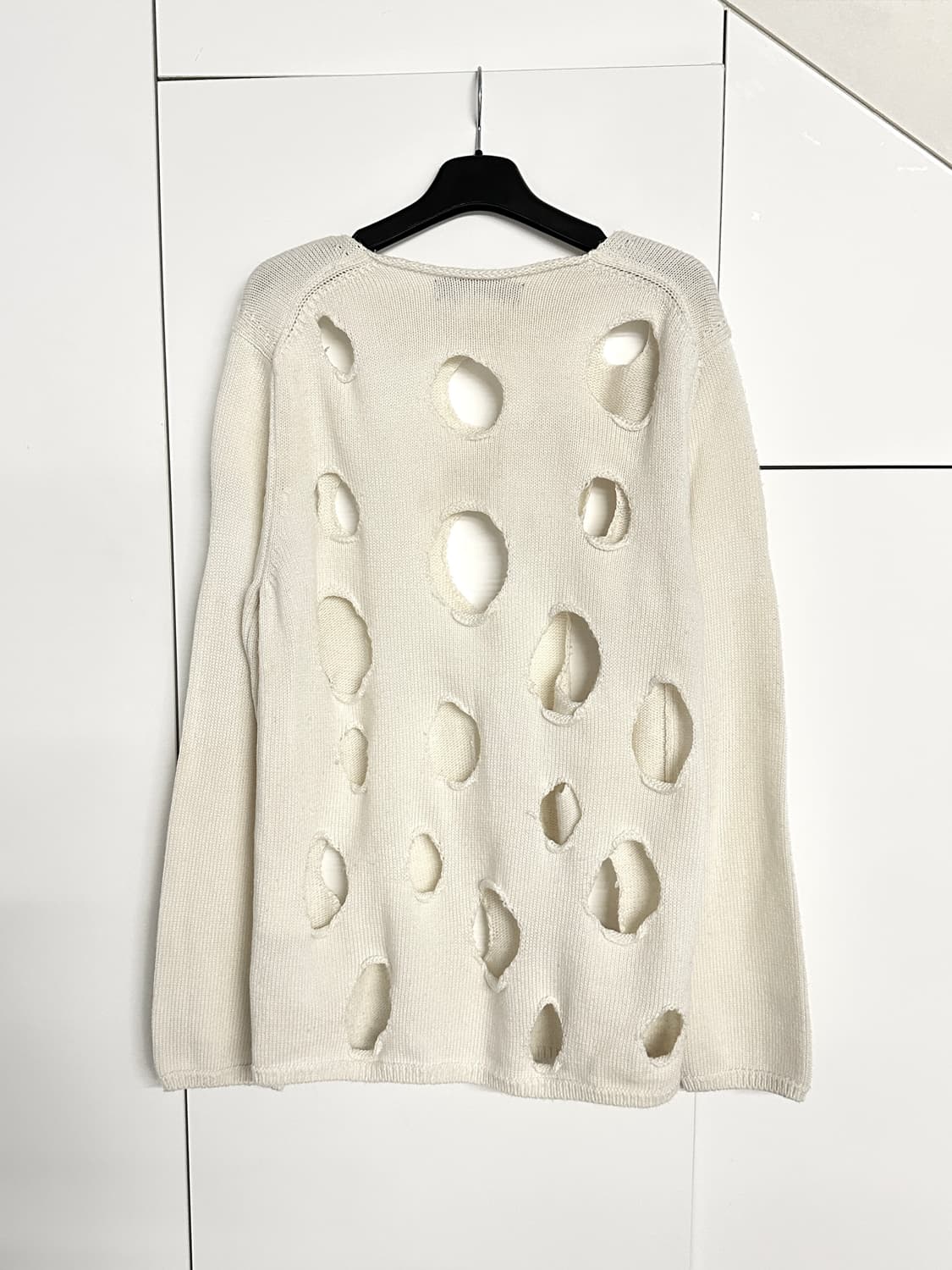 [M] 꼼데가르송 블랙라인 펀칭니트 상품이미지2