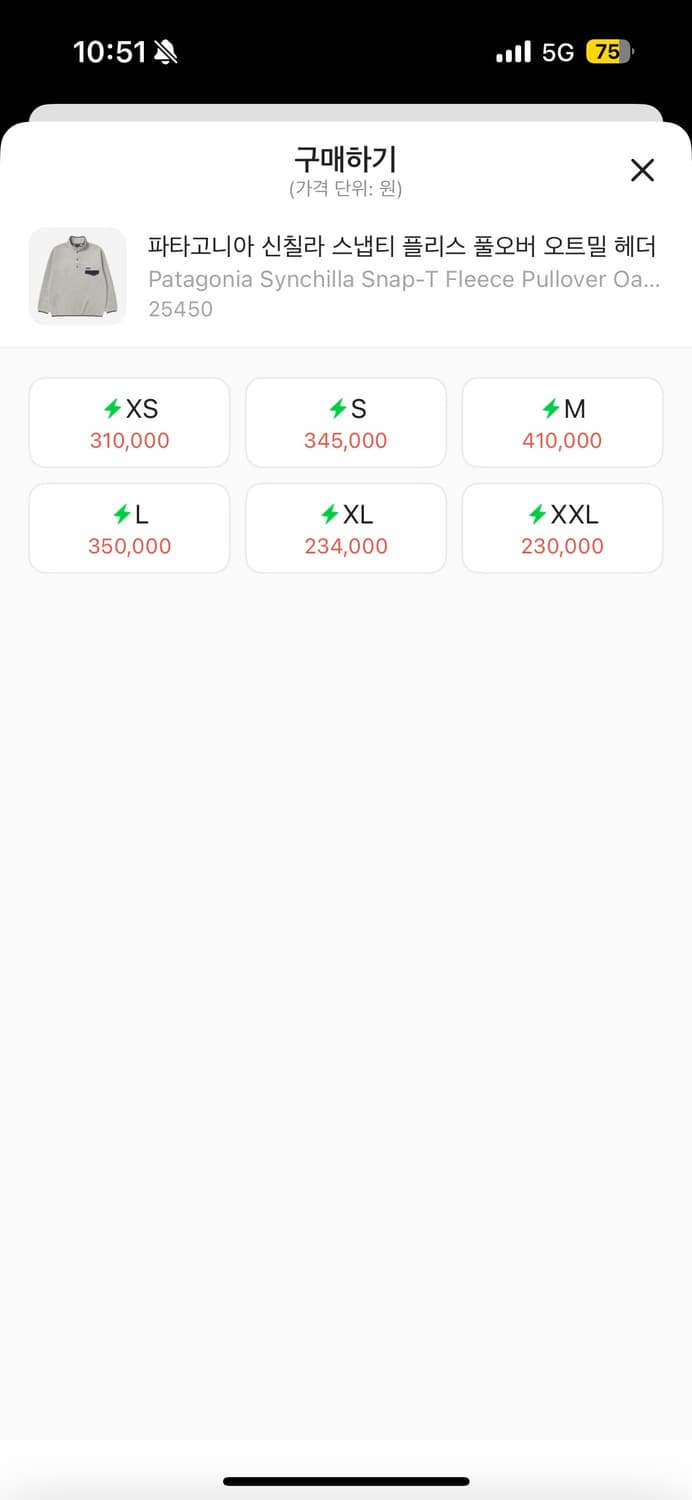 파타고니아 신칠라 M 팔아요 상품이미지4