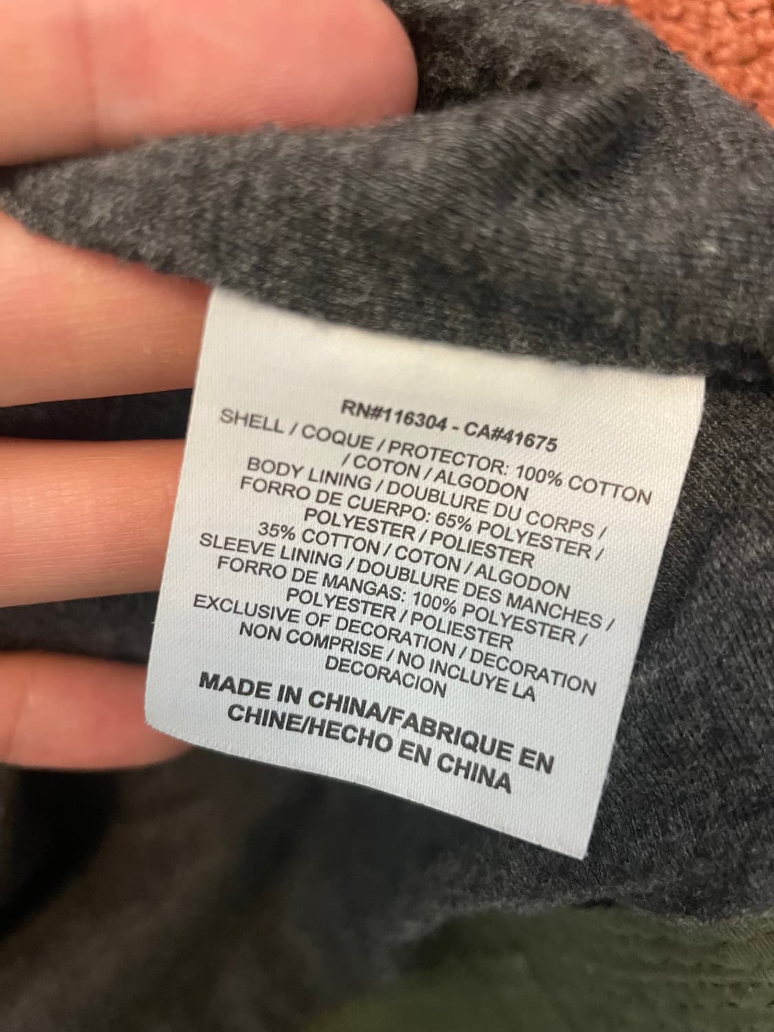 컨버스(Converse) 밀리터리 필드 자켓 카키 (야상) 상품이미지5