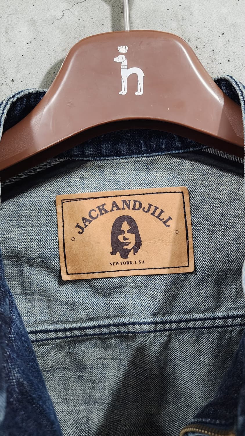 JACKANDJILL 데님 라이더 자켓 상품이미지4