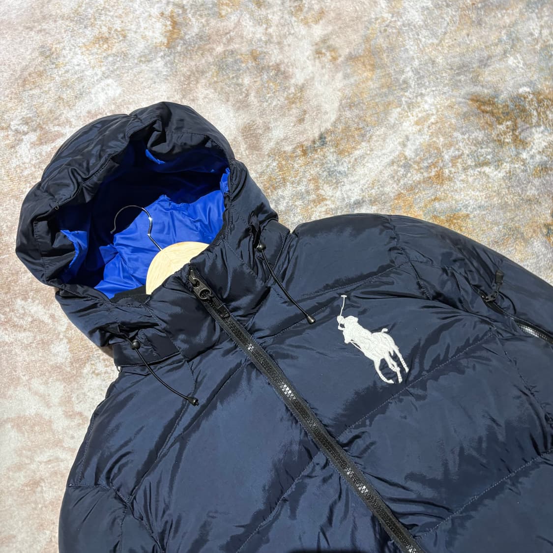 폴로 빅포니 빈티지 후드패딩 상품이미지2