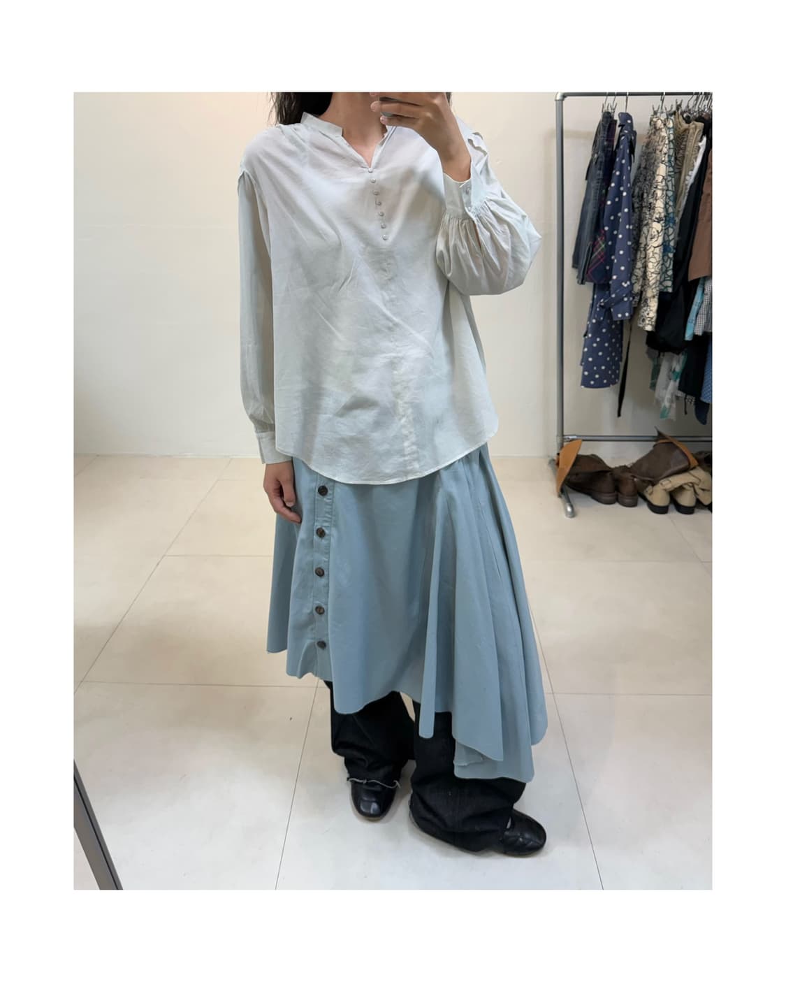 빈티지 블라우스 상품이미지3