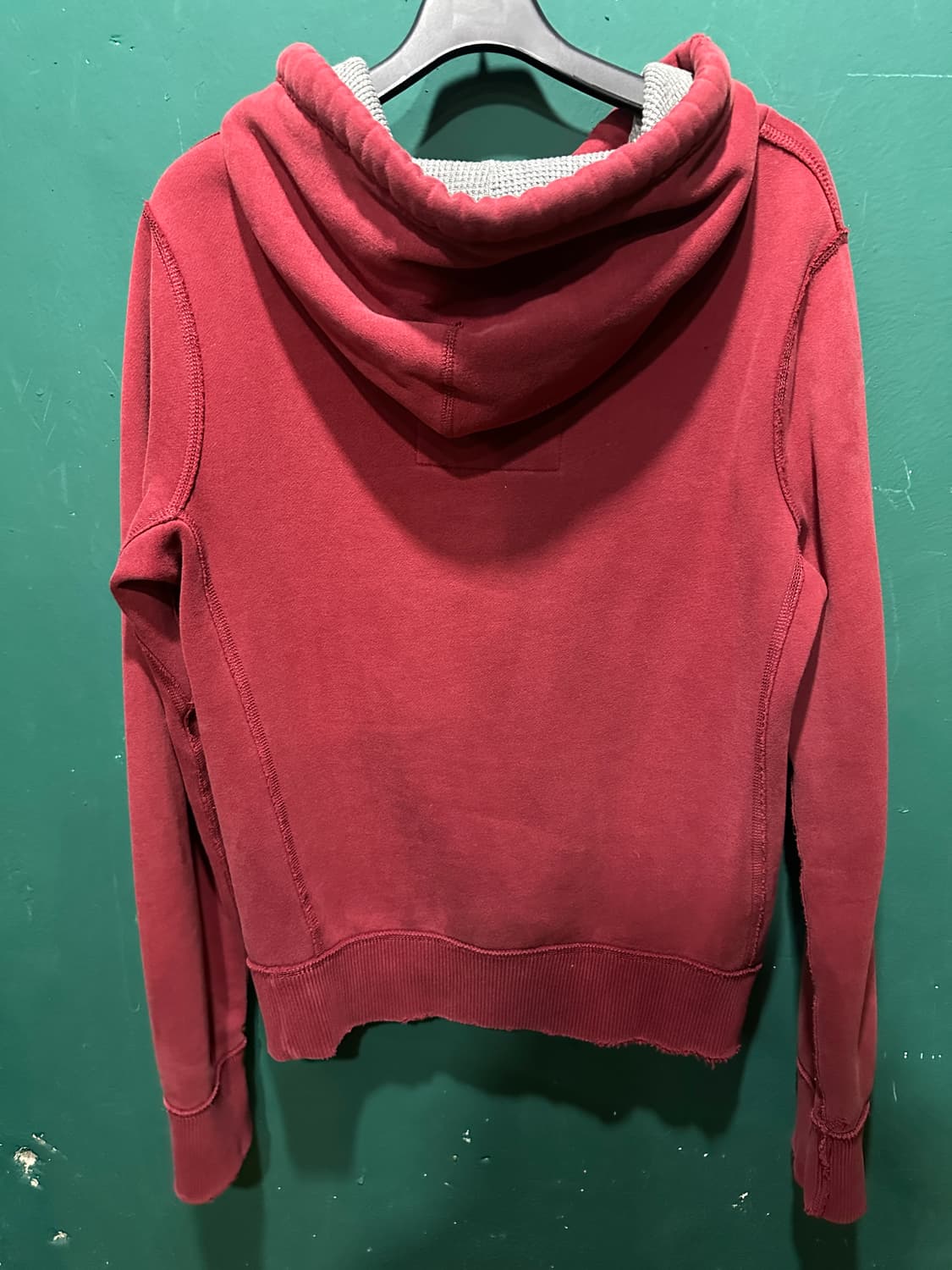 아베크롬비 후드티 버건디M 상품이미지2