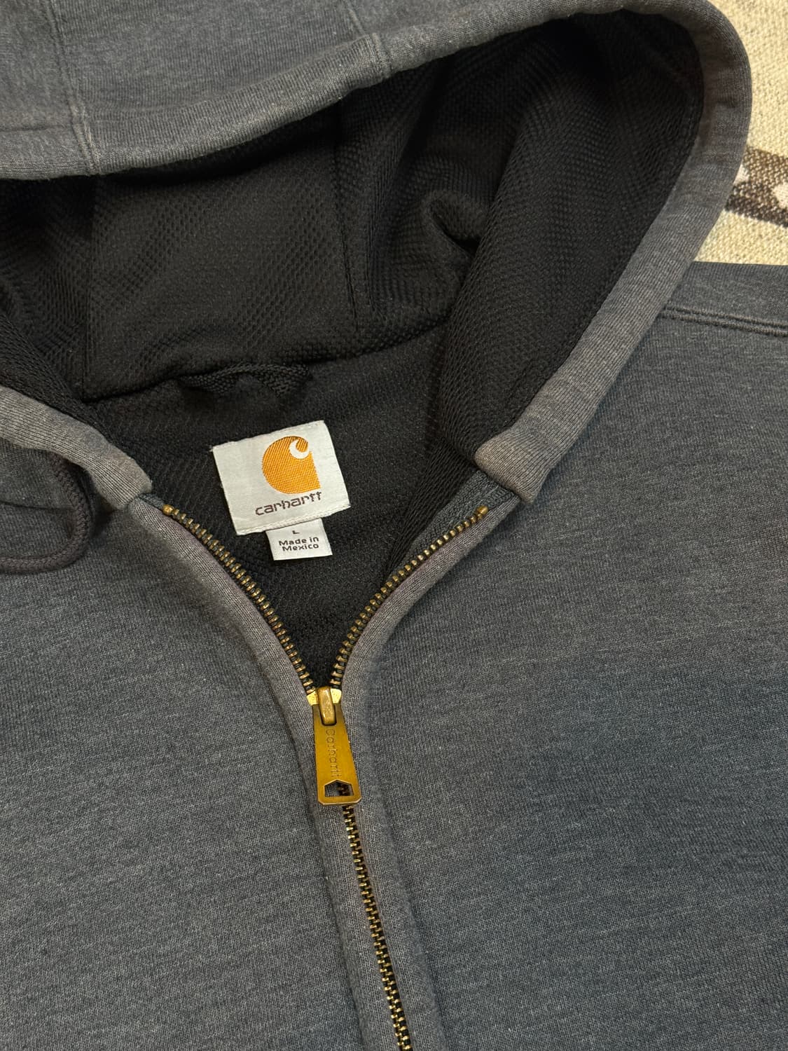 Carhartt 칼하트 후드집업 차콜 상품이미지8