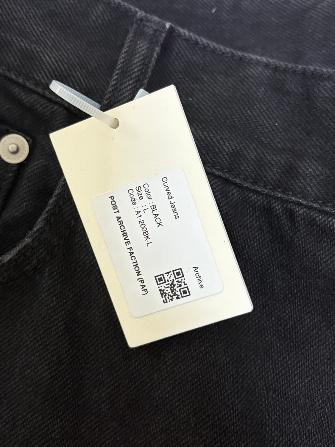 PAF Curved jeans Archive L 상품이미지3