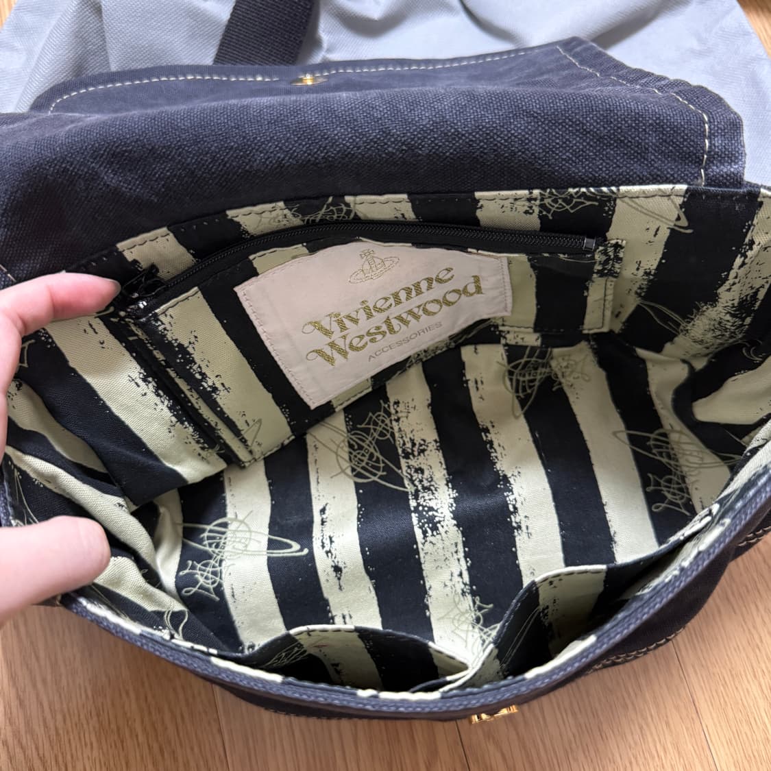 비비안웨스트우드 코튼 숄더백 / 크로스백 가방 상품이미지4