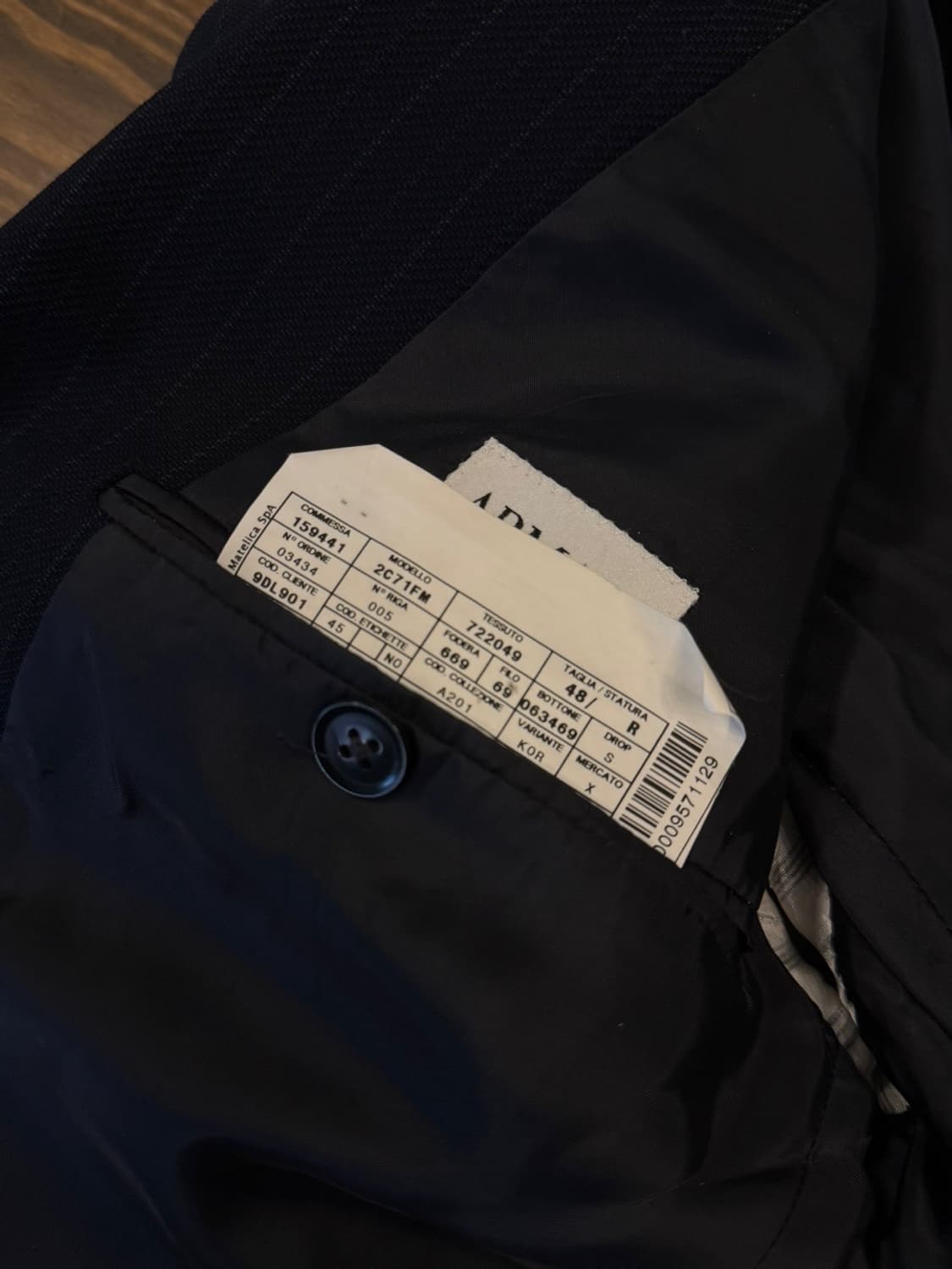 아르마니 꼴레지오니 테일러드 자켓 100 상품이미지8