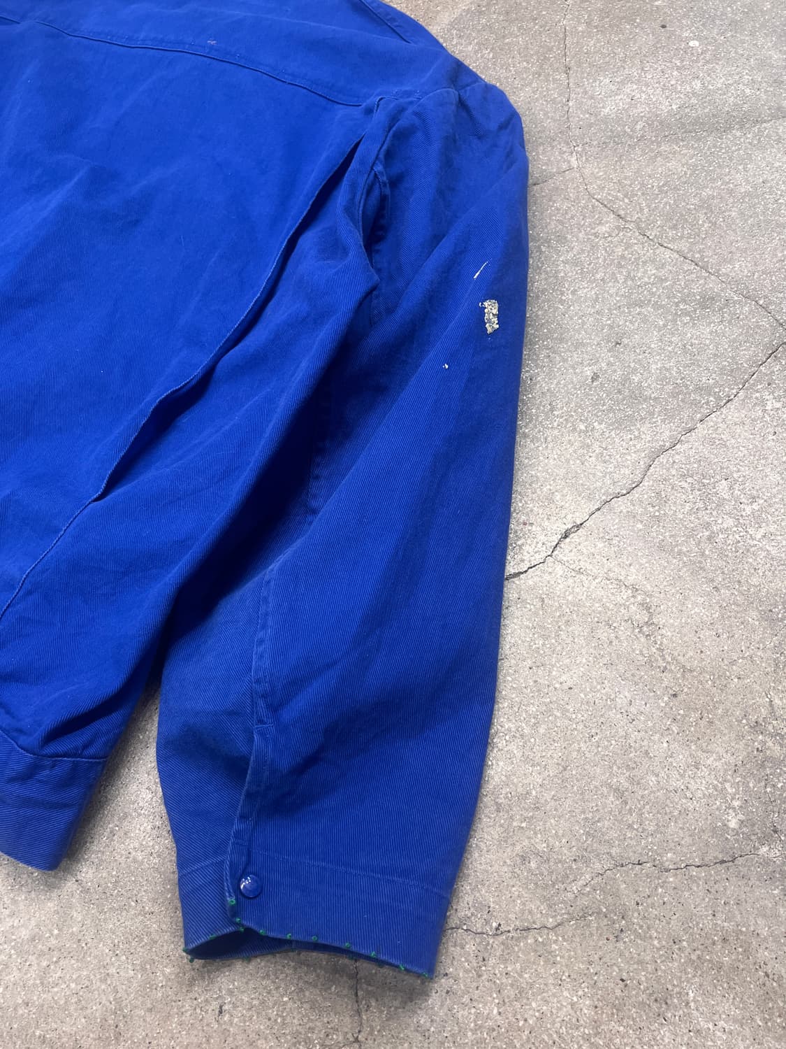 빈티지 프렌치 블루 워크자켓 핸드메이드 자수 상품이미지9