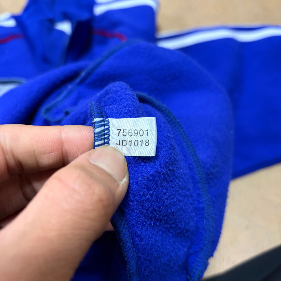 일본판)아디다스 00s-01s 일본 국대 플리스 반집업 상품이미지5