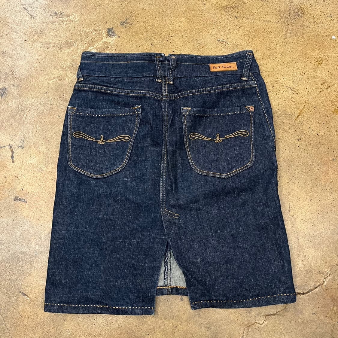 [정품/40] 폴스미스 데님 H라인 스커트 b17 상품이미지3