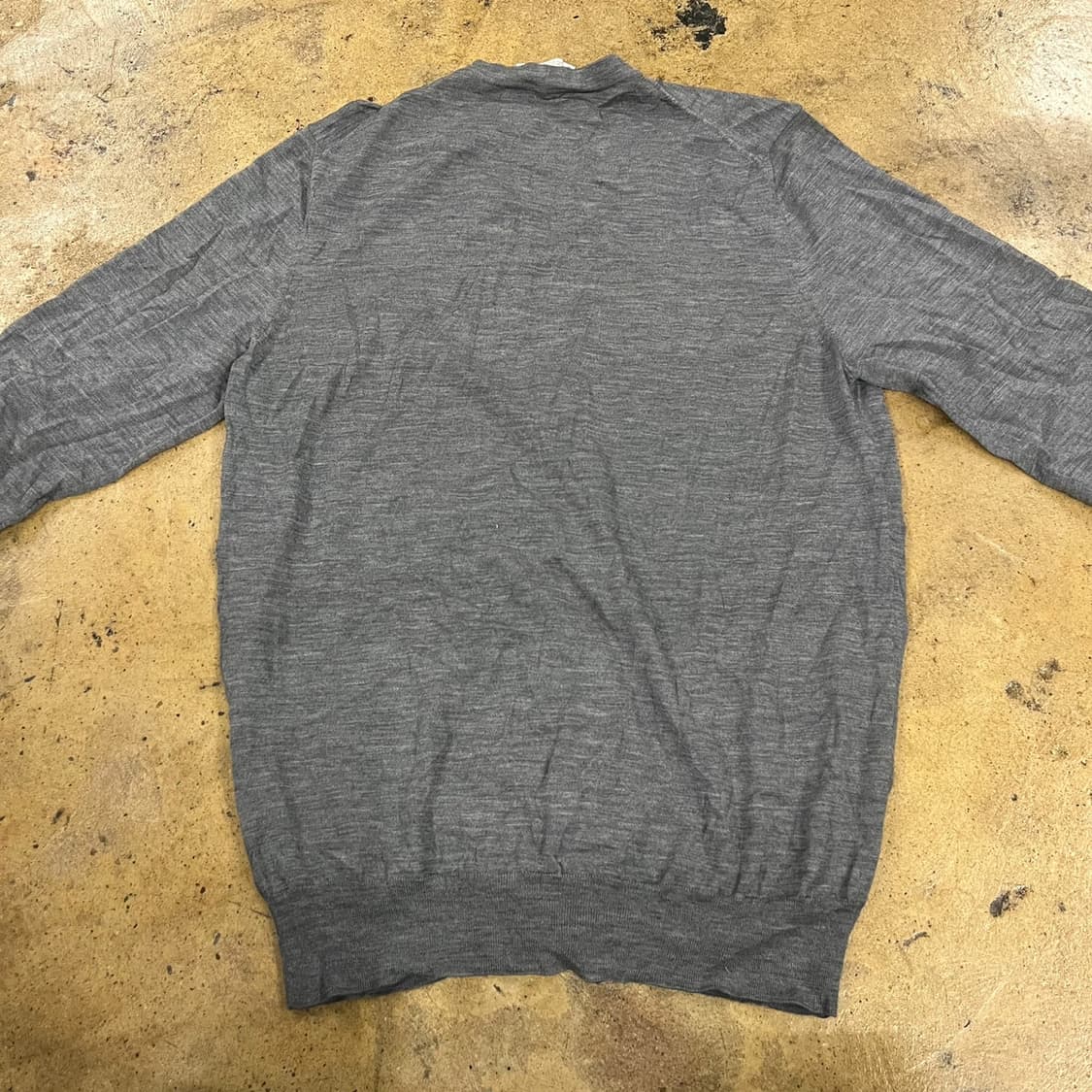 [정품/XL] 살바토레 페라가모 그레이 가디건 b15 상품이미지4