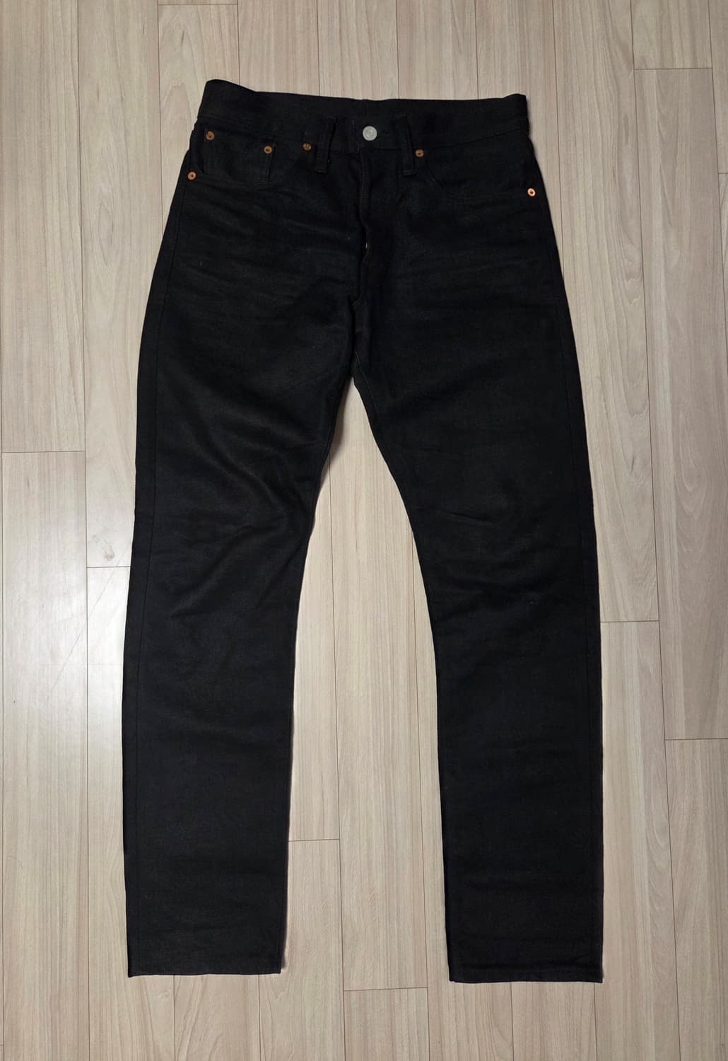 RRL 더블알엘 블랙온블랙 셀비지 데님 팬츠 30 상품이미지1