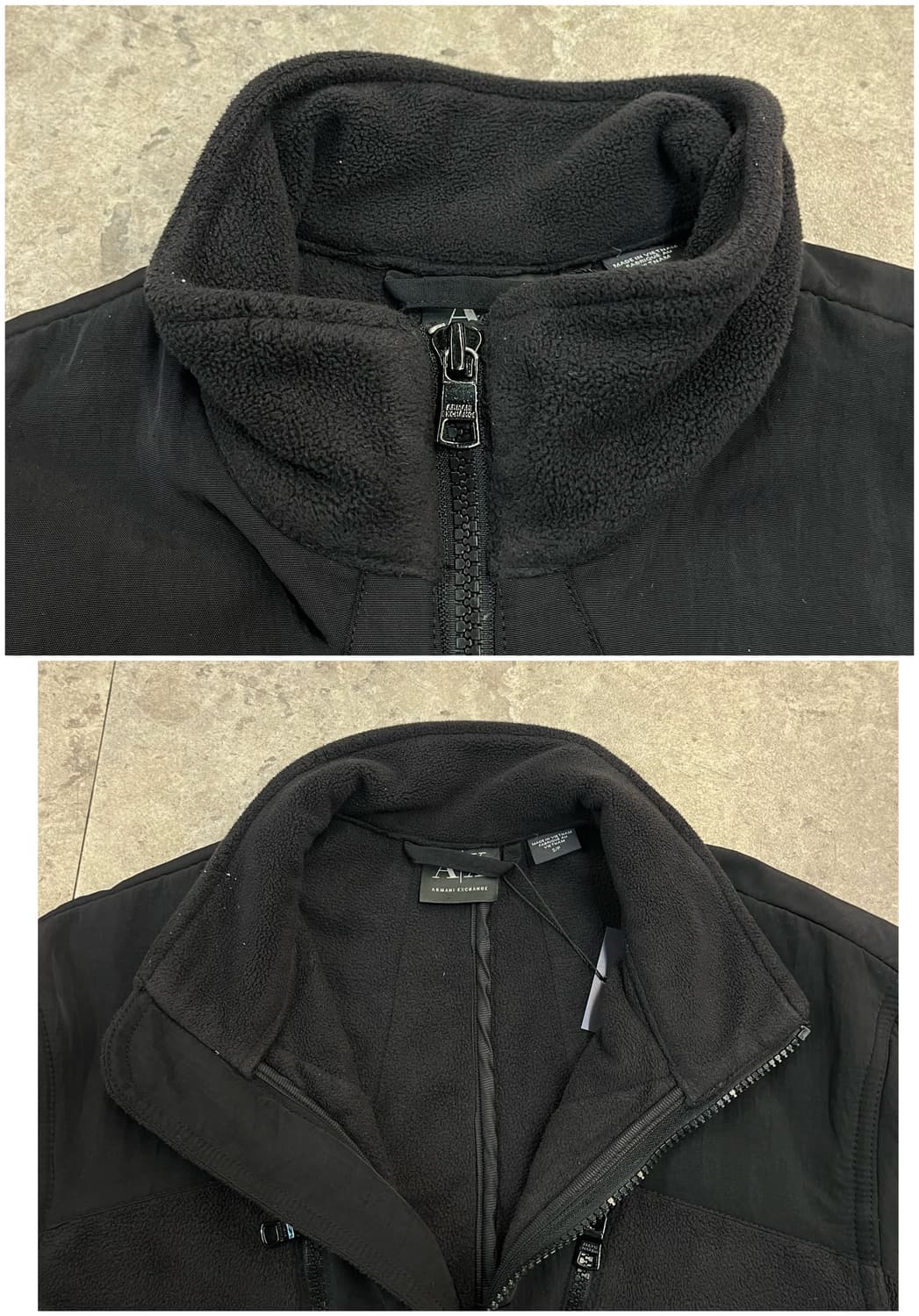 아르마니 플리스 자켓 블랙 S #csz2979 상품이미지5