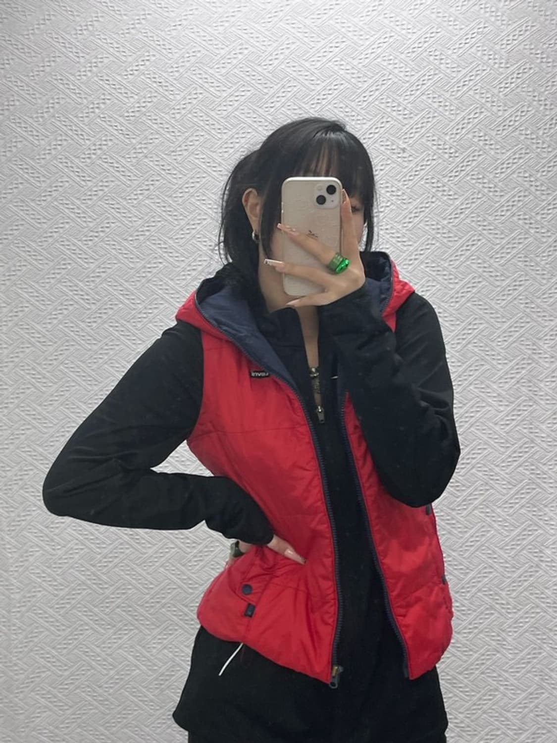 리바이스 레트로 빈티지로고 경량 패딩 조끼 90 C08291 상품이미지1