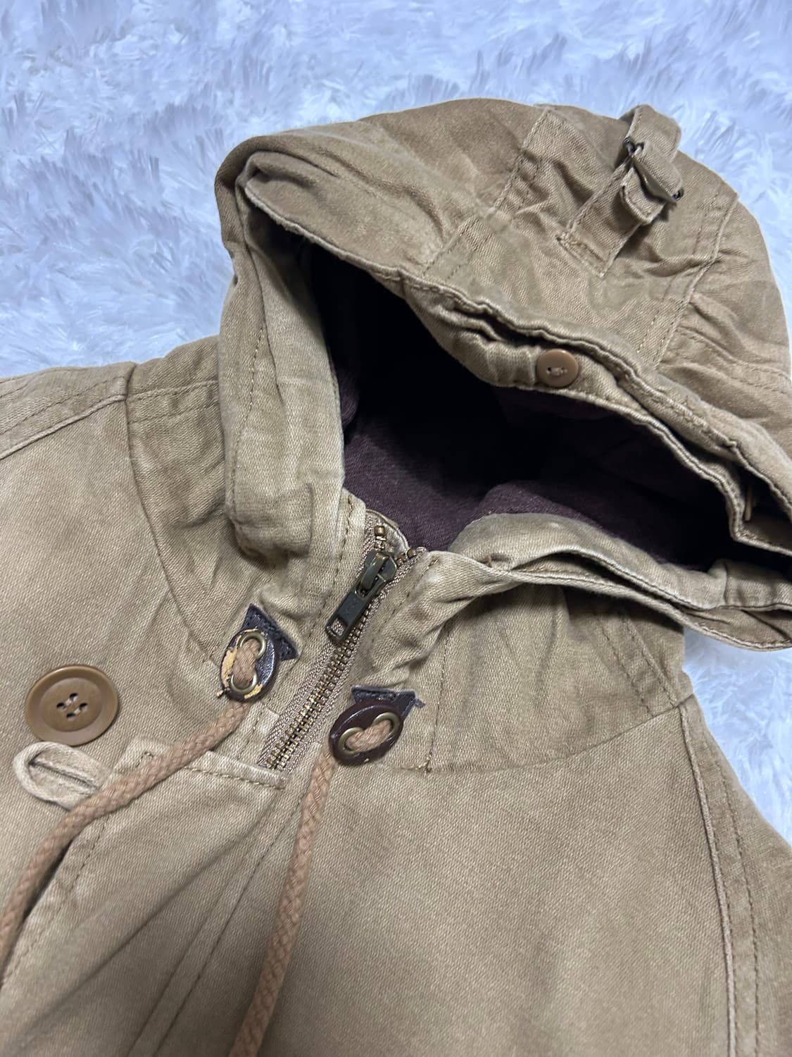 string detailed padded parka 상품이미지4