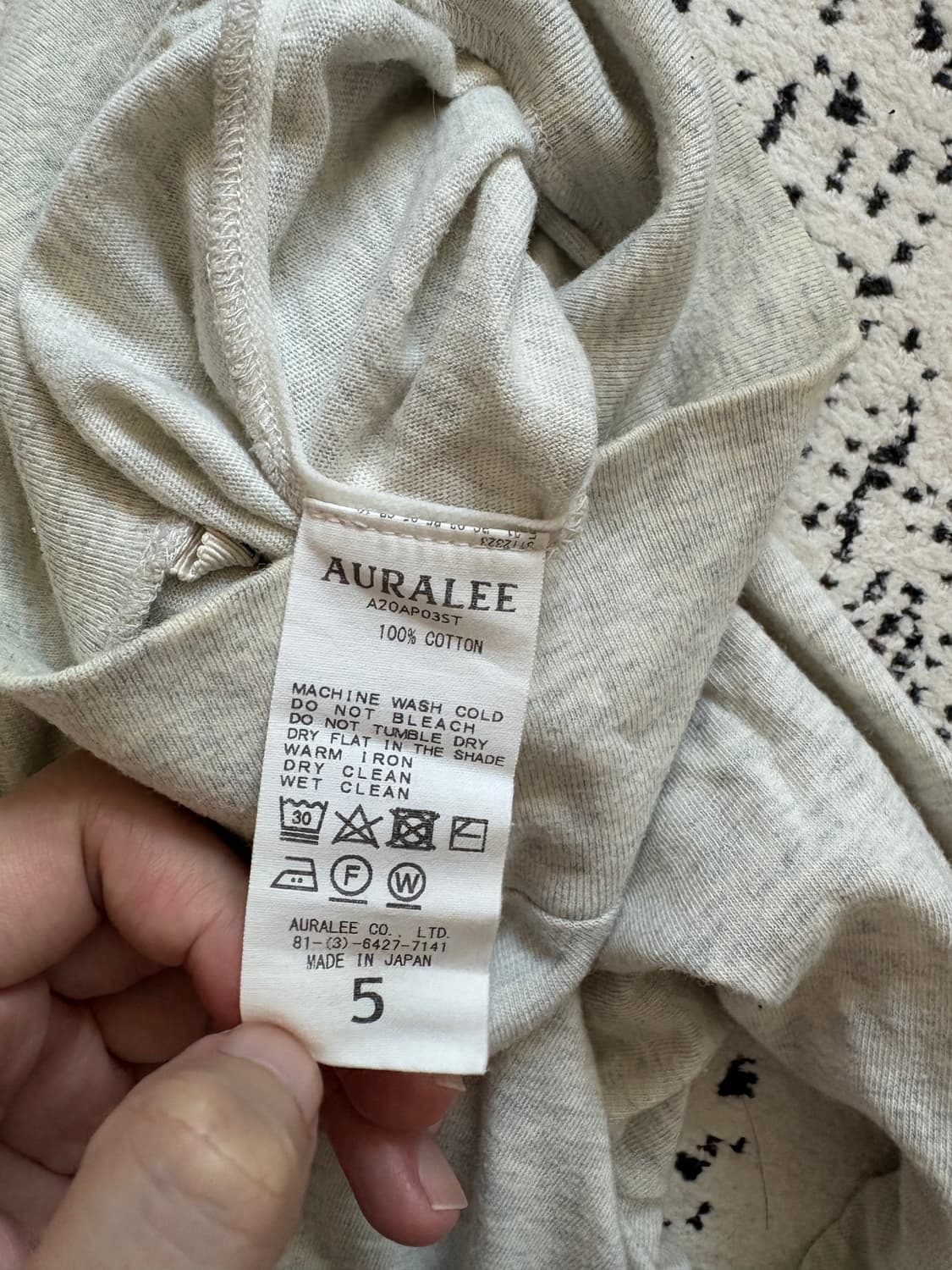 오라리 하이넥 롱슬리브 상품이미지1