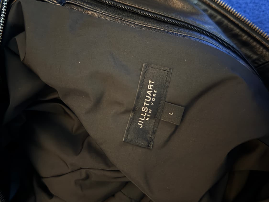 질스튜어트 뉴욕 레더 봄버 상품이미지4