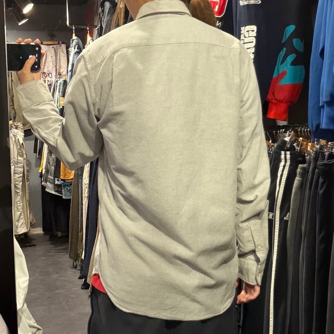 [IM]  Carhartt 칼하트 긴팔 셔츠 라이트 그레이 상품이미지4