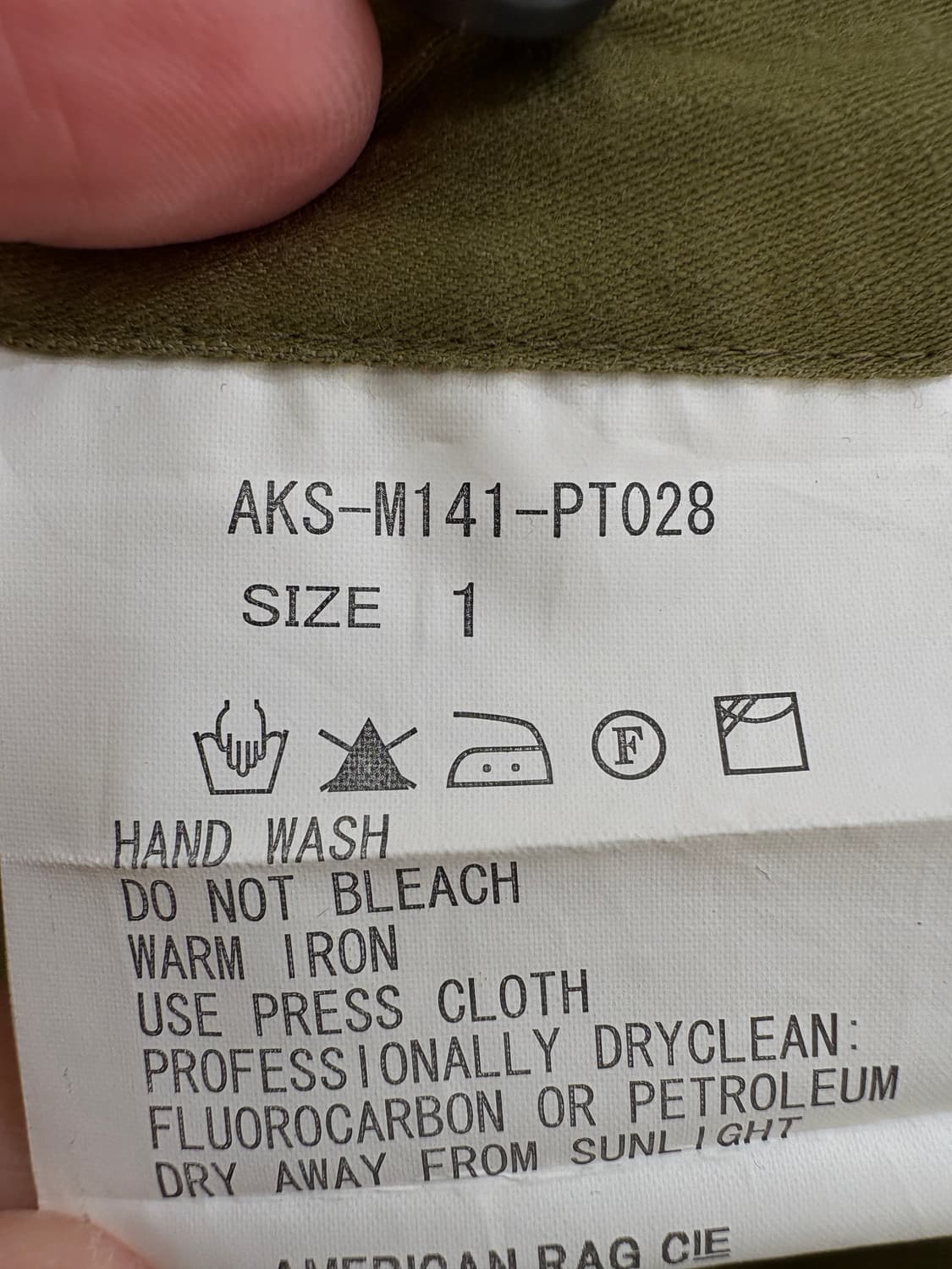 AMERICAN RAG CIE 코튼팬츠 상품이미지7