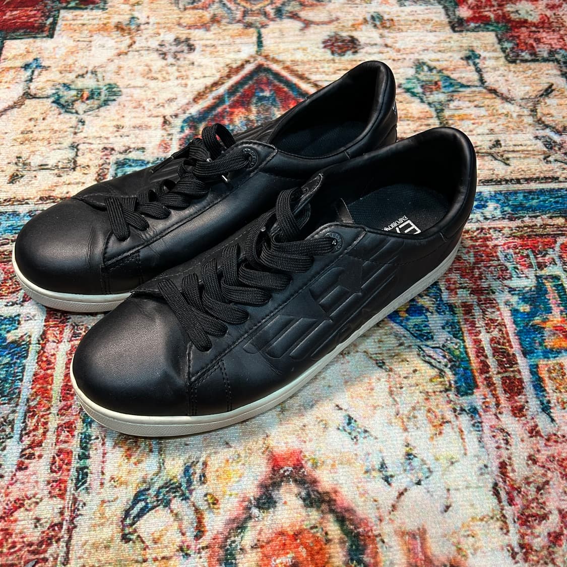 [270] 엠포리오 아르마니 EA7 레더 스니커즈 상품이미지1