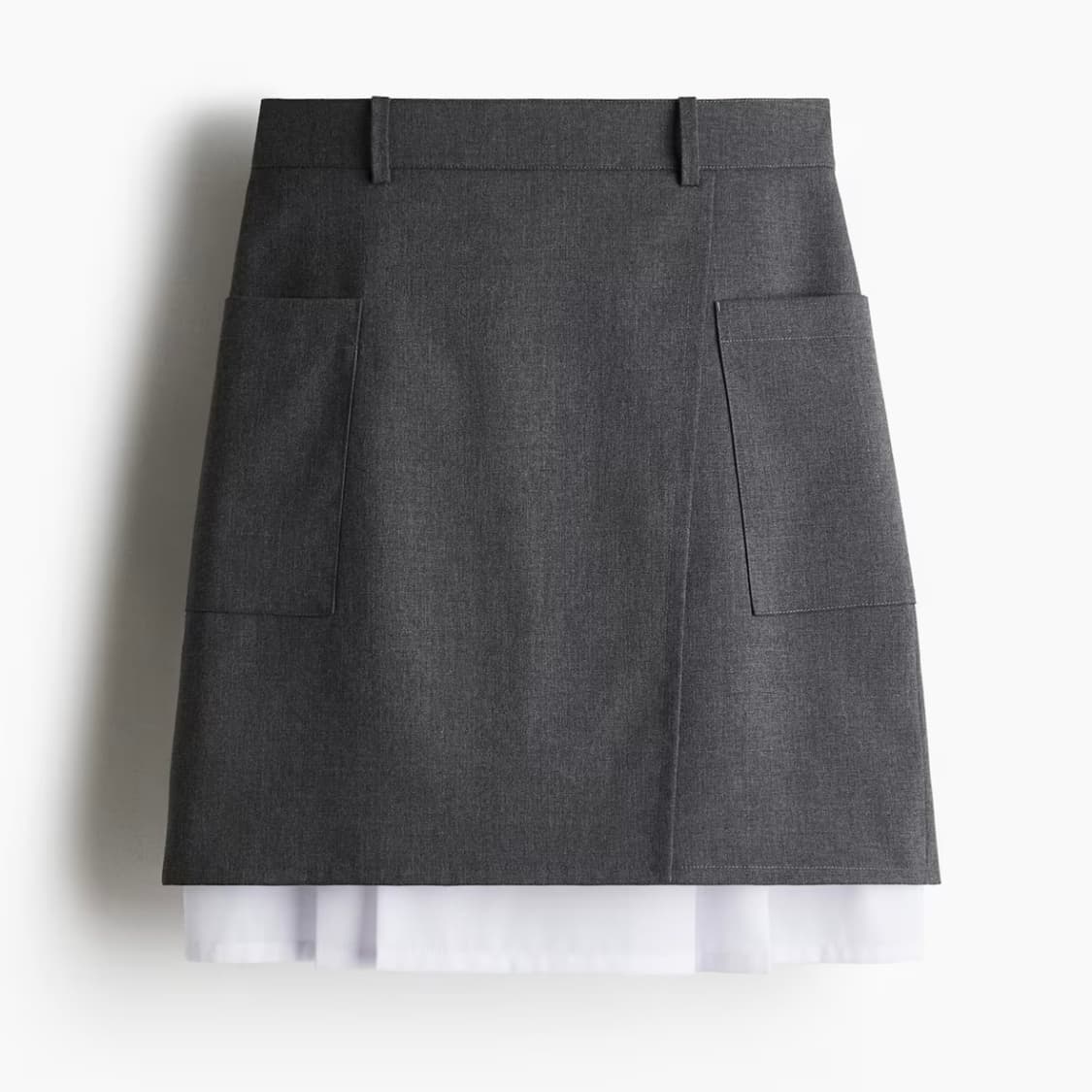 H&M 레이어드 랩스커트 34 흐앤므 흐엔므 상품이미지1