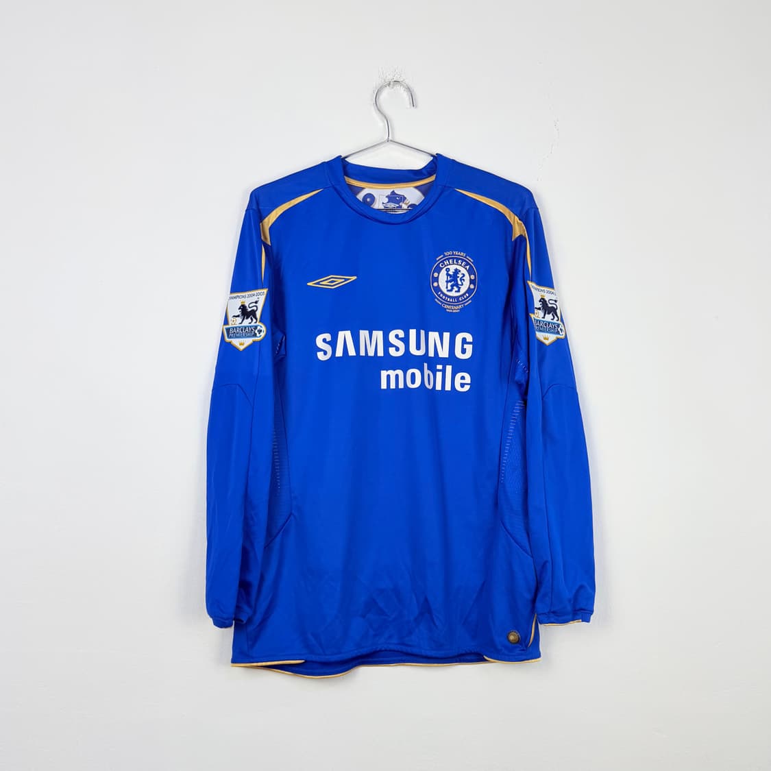 지급용)05-06 첼시 홈 드록바 긴팔 유니폼 축구유니폼 상품이미지5