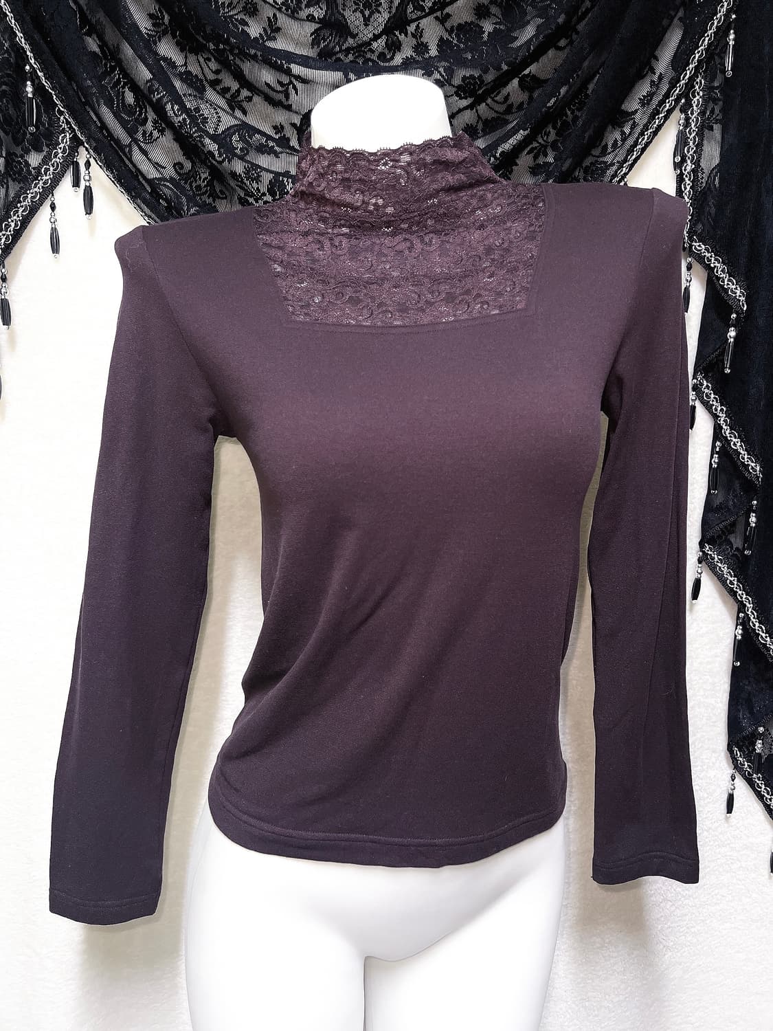 라떼갸루 로맨틱 레이스 목폴라 로걀탑 오리엔탈 엔틱 모리 핀터 페어리 상품이미지2