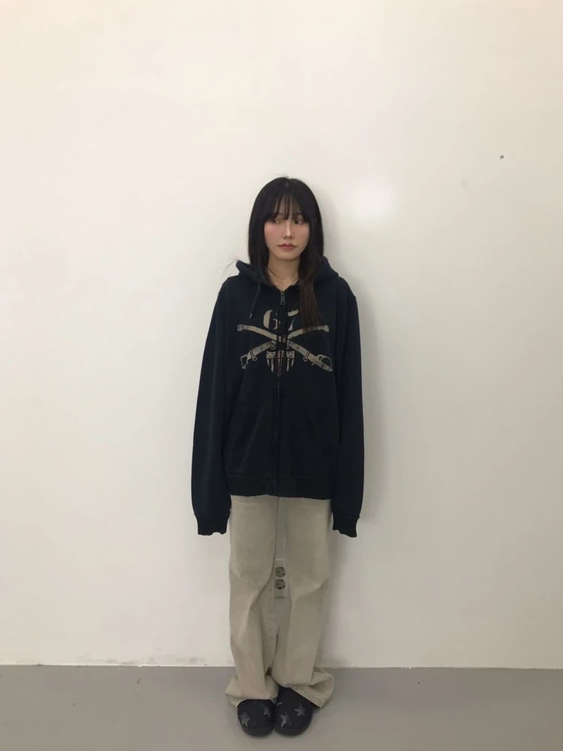 Polo Jeans Skull Zip Hoodie 상품이미지1