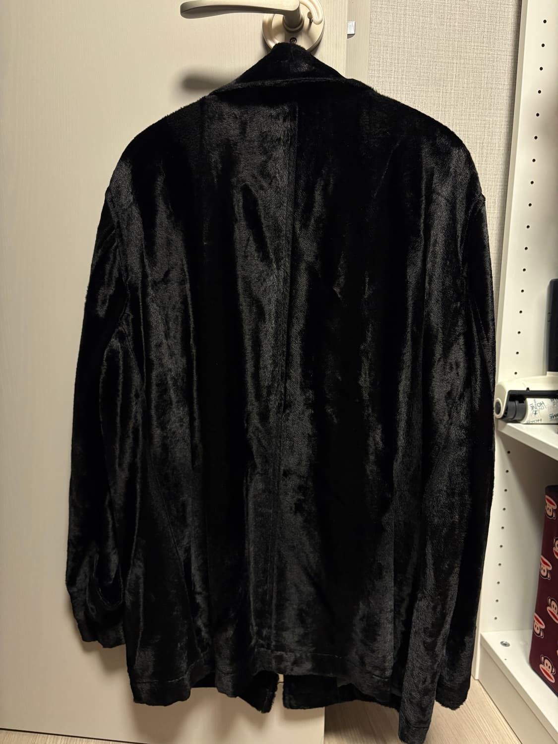 YOKE 요크 벨벳 프론트 집업 자켓 상품이미지2