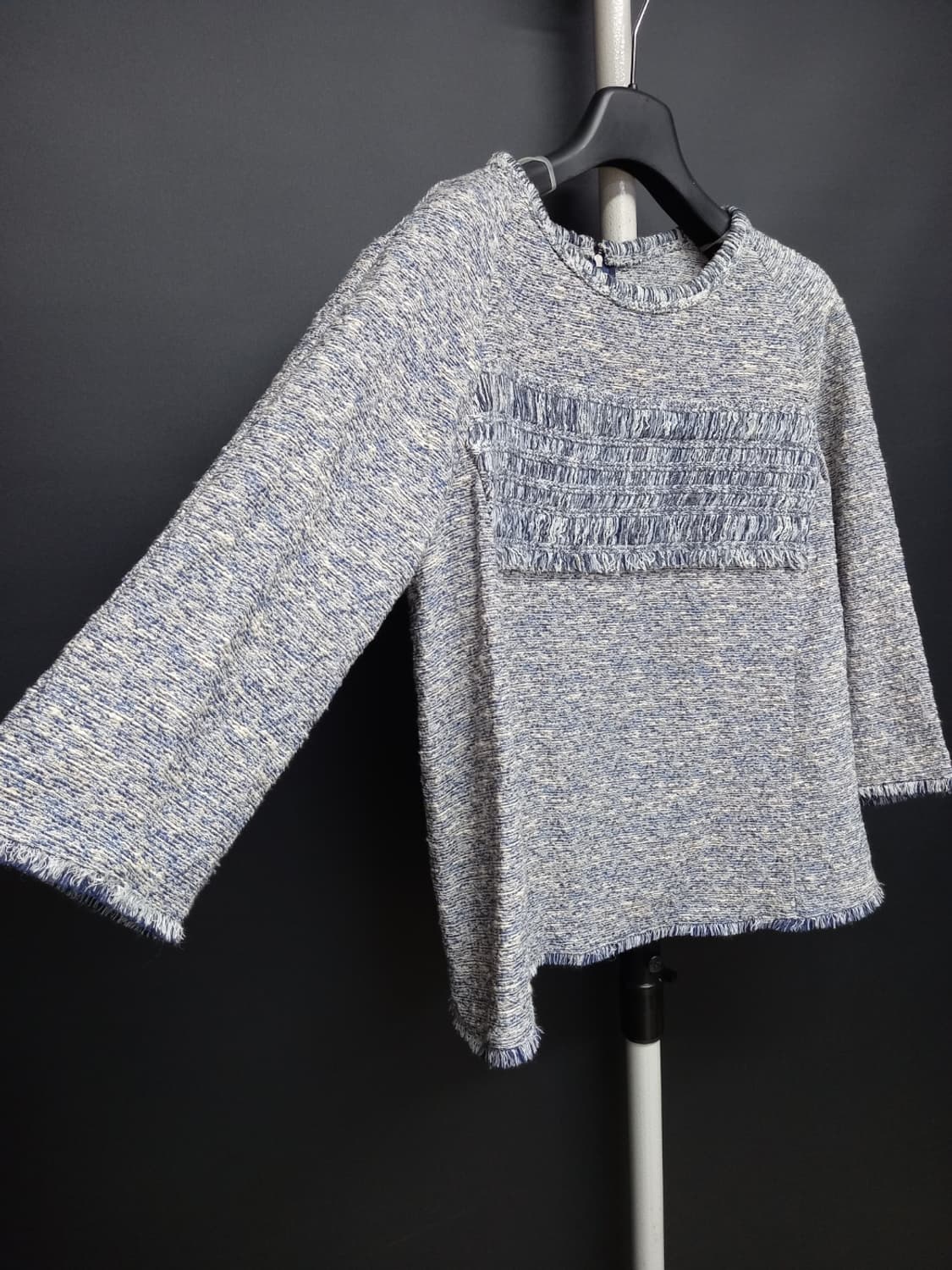 SJSJ 춘하추 얇은 트위드 7부 블라우스 66 상품이미지4