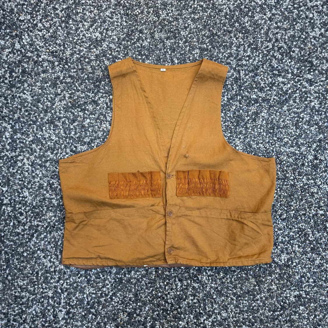 빈티지 사파리 헌팅 베스트 made in USA 상품이미지1