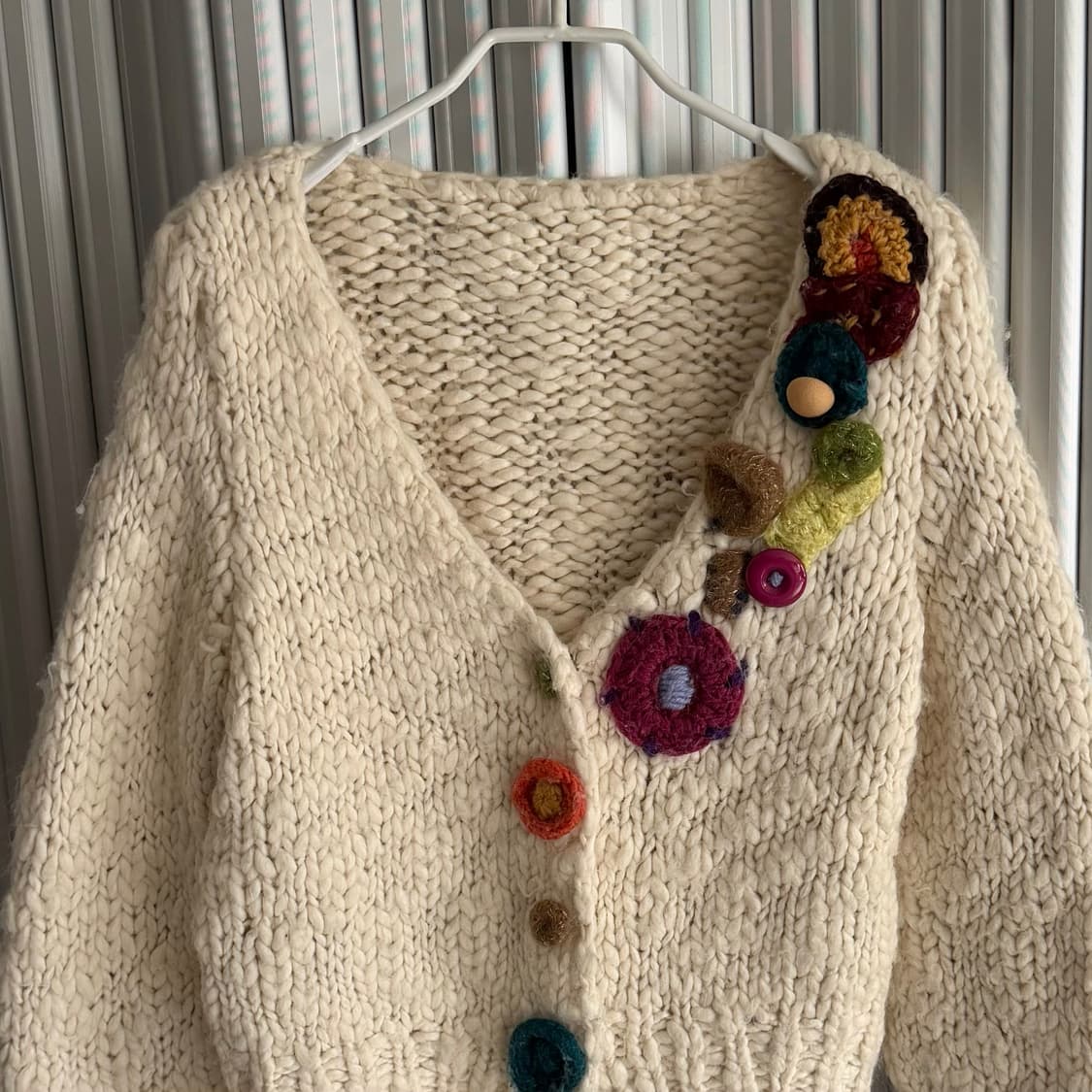 vintage wool cardigan 상품이미지2