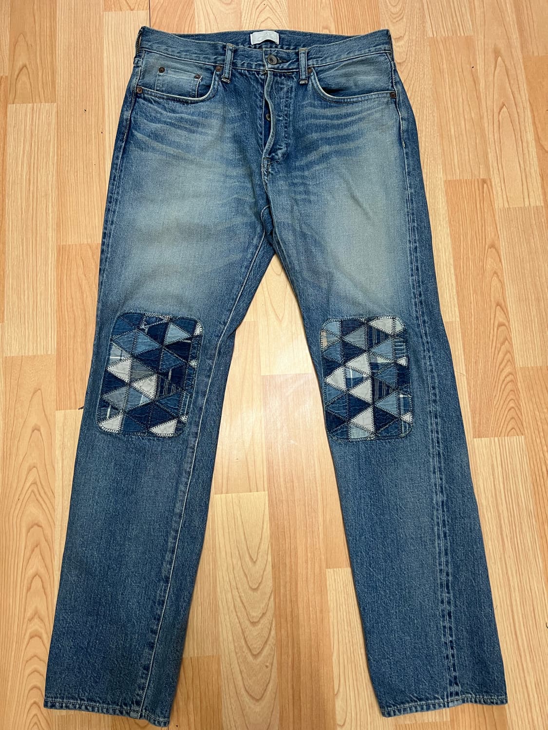 Maru sankaku peke 마루산카쿠페케 사시코 데님 30 상품이미지2