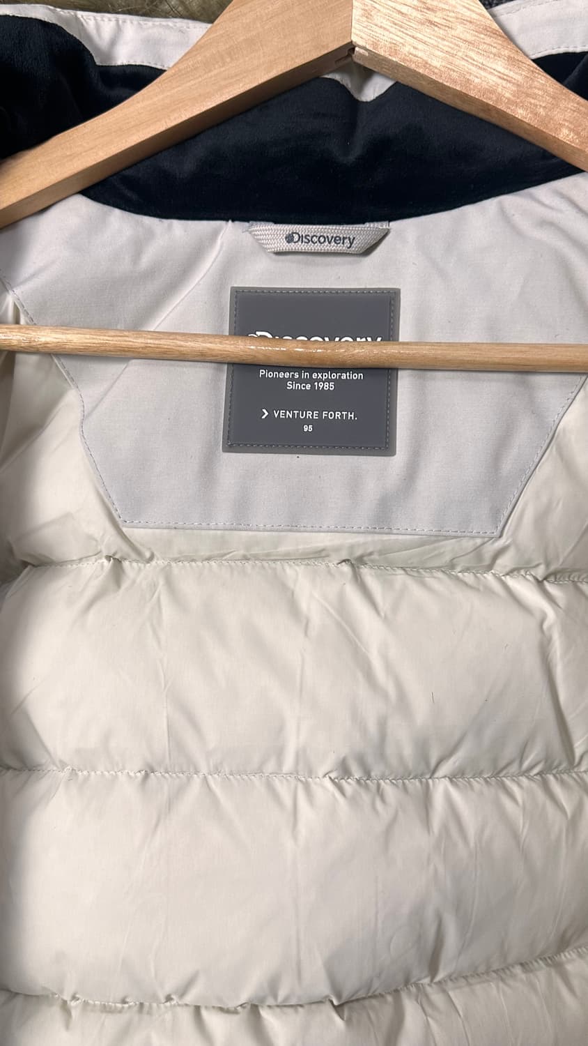 디스커버리 여성 숏패딩 95 아이보리 상품이미지6