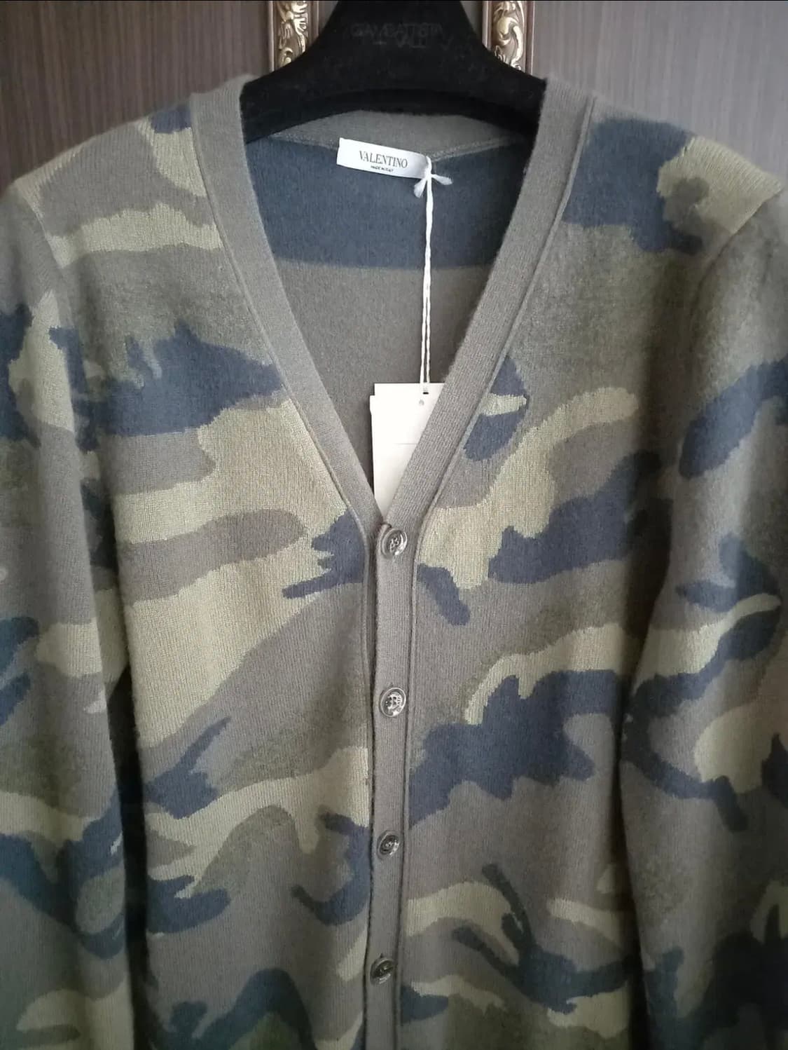 발렌티노 카모플라쥬 캐시미어 가디건 상품이미지3