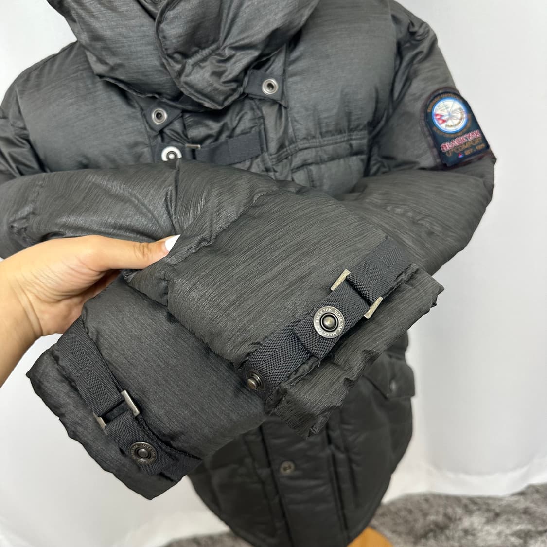 블랙야크 남성 패딩 점퍼  도톰 거위털 100 상품이미지8
