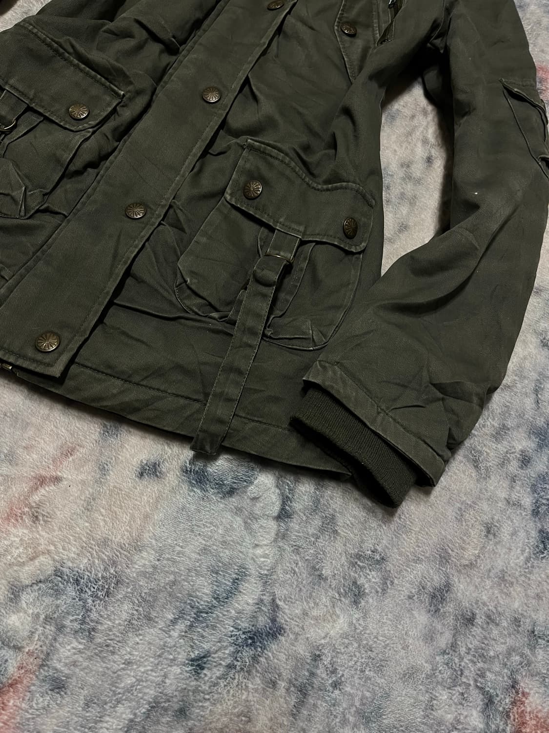 Joky gal 00s y2k military jacket 상품이미지6