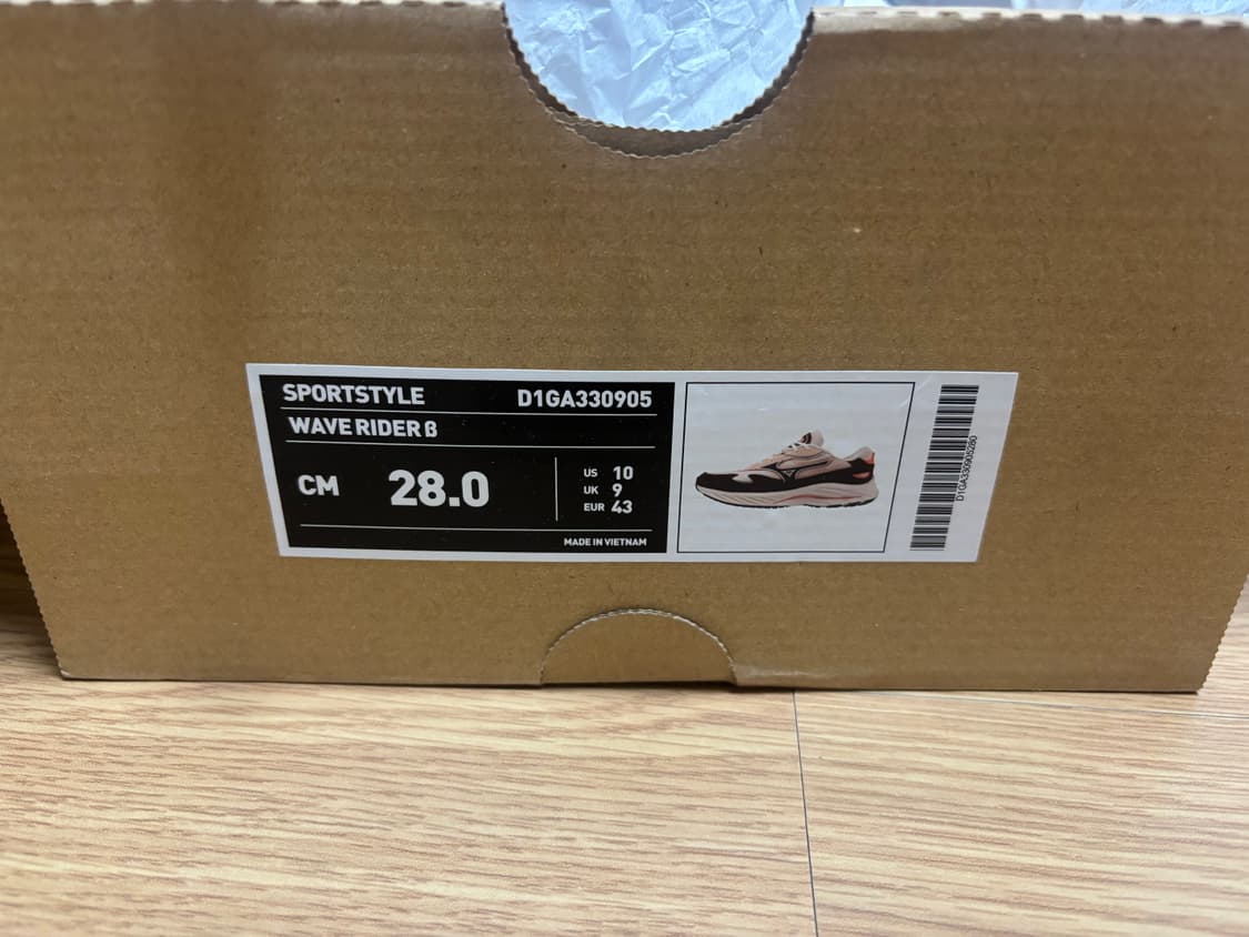 [새상품/280] 미즈노 웨이브라이더 베타 신발 상품이미지2