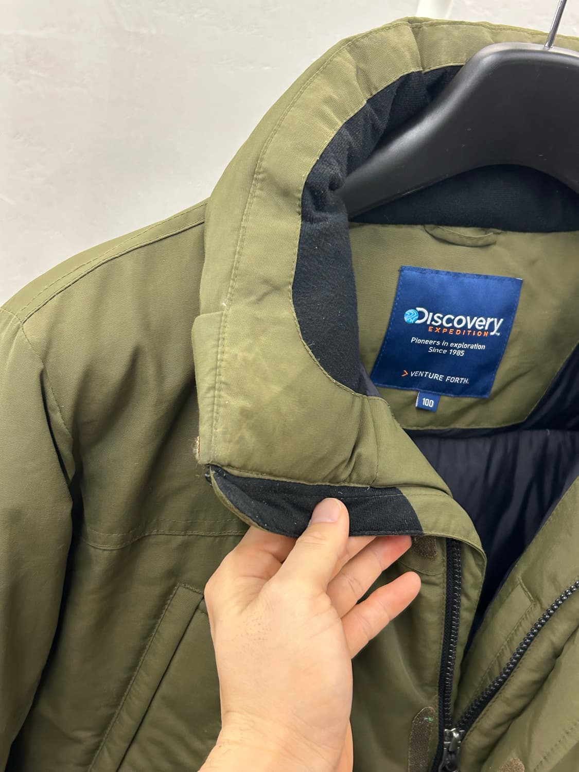디스커버리 익스페디션(Discovery) 카키 패딩 자켓 상품이미지8